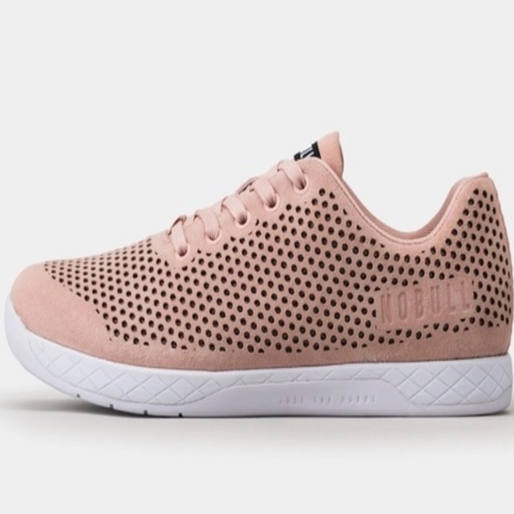 NOBULL Project Blush Pink Suede Sneakers Crossfit Workout Women Size 10 - Picture 1 of 13